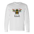 Autism Awareness Bee Kind Puzzle Pieces Tshirt Long Sleeve T-Shirt Gifts ideas