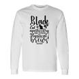 Black Cat Apothecary Fine Potions Mystical Brews Halloween Long Sleeve T-Shirt Gifts ideas