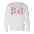 Girls 10Th Birthday Double Digits Tenth Hippie Daisy Print V2 Long Sleeve T-Shirt Gifts ideas