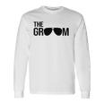 The Groom Bachelor Party Cool Sunglasses White Long Sleeve T-Shirt Gifts ideas