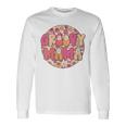Groovy Mama Hippie Retro Daisy Flower Smile Face Long Sleeve T-Shirt Gifts ideas