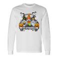 Women Halloween Truck Gnomes Pumpkin Thanksgiving V2 Long Sleeve T-Shirt Gifts ideas