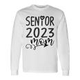 Senior Mom 2023 Cute Heart Marching Band Parent Class 2023 Long Sleeve T-Shirt Gifts ideas