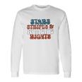 Stars Stripes Women&8217S Rights Patriotic 4Th Of July Pro Choice 1973 Protect Roe Long Sleeve T-Shirt T-Shirt Gifts ideas