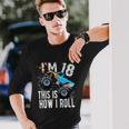 18 Year Old Cool 18Th Birthday Boy For Monster Truck Car Lovers Long Sleeve T-Shirt Gifts for Him