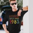39 Year Old Legend Since 1983 39Th Birthday Retro Long Sleeve T-Shirt Gifts for Him
