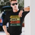 44Th Birthday Retro Vintage Legend Since July 1978 Long Sleeve T-Shirt Gifts for Him
