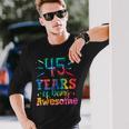 45 Years Of Being Awesome Tie Dye 45 Years Old 45Th Birthday Long Sleeve T-Shirt Gifts for Him