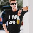 I Am 49 Plus Beer 50Th Birthday Tshirt Long Sleeve T-Shirt Gifts for Him
