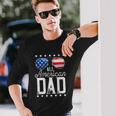 All American Dad 4Th Of July Fathers Day Long Sleeve T-Shirt Gifts for Him
