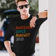 Awesome Since August V19 Long Sleeve T-Shirt Gifts for Him