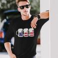 Beer American Flag Shirt 4Th Of July Men Women Merica Usa Long Sleeve T-Shirt Gifts for Him