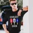 Best Dad Ever Cool For 4Th Of July Long Sleeve T-Shirt Gifts for Him