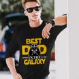 Best Dad In The Galaxy Real Best Dad In The Galaxy Long Sleeve T-Shirt Gifts for Him