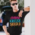 Birthday Cruise Squad Cruising Boat Party Travel Vacation Men Women Long Sleeve T-Shirt T-shirt Graphic Print Gifts for Him