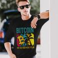 Bitcoin My Retirement Plan S V G Long Sleeve T-Shirt Gifts for Him