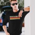Blacksmith Job Title Profession Birthday Worker Idea Long Sleeve T-Shirt T-Shirt Gifts for Him