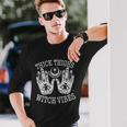 Boho Thick Thighs Witch Vibes Long Sleeve T-Shirt Gifts for Him