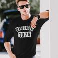 Born In 1974 48 Years Old Made In 1974 48Th Birthday Men Women Long Sleeve T-Shirt T-shirt Graphic Print Gifts for Him