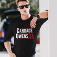 Candace Owens For President 2024 Political Long Sleeve T-Shirt Gifts for Him