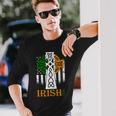 Celtic Cross Irish American Pride Long Sleeve T-Shirt Gifts for Him