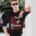Chapter 45 Fabulous Since 1977 45Th Birthday Queen Long Sleeve T-Shirt Gifts for Him