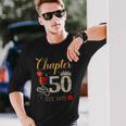Chapter 50 Years Est 1972 50Th Birthday Red Rose Wine Crown Long Sleeve T-Shirt T-Shirt Gifts for Him