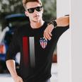 Cool Usa Soccer Jersey Stripes Tshirt Long Sleeve T-Shirt Gifts for Him