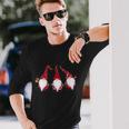 Cute Christmas Gnomes Long Sleeve T-Shirt Gifts for Him