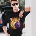 Explosive Spare Hit Bowling Tshirt Long Sleeve T-Shirt Gifts for Him