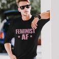 Feminist Af V2 Long Sleeve T-Shirt Gifts for Him