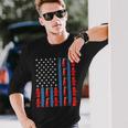Firefighter Us American Flag Firefighter 4Th Of July Patriotic Man Woman Long Sleeve T-Shirt Gifts for Him