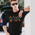 Friendsgiving Fall Autumn Friends & Thanksgiving Men Women Long Sleeve T-Shirt T-shirt Graphic Print Gifts for Him