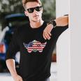 Gamer 4Th Of July Video Game Eagle Long Sleeve T-Shirt Gifts for Him