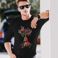 Guitar Roots Tree Of Life Tshirt Long Sleeve T-Shirt Gifts for Him