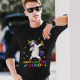 Happy Last Day Of School Unicorn Cute Teacher Student Long Sleeve T-Shirt Gifts for Him