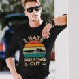 I Hate Pulling Out Boating Retro Vintage Boat Captain Men Women Long Sleeve T-Shirt T-shirt Graphic Print Gifts for Him