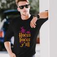 Hocus Pocus Yall Halloween Quote Long Sleeve T-Shirt Gifts for Him