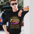 Hotter Than A Hoochie Coochie Daddy Vintage Retro Country Music Long Sleeve T-Shirt Gifts for Him