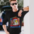 July 4Th Merica 4Th Of July Bald Eagle Mullet Long Sleeve T-Shirt Gifts for Him