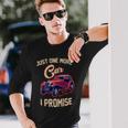 Just One More Car I Promise Vintage Classic Old Cars Tshirt Long Sleeve T-Shirt Gifts for Him