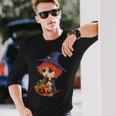 Kawaii Japanese Anime Witch Halloween Ramen Food Lovers V2 Long Sleeve T-Shirt Gifts for Him