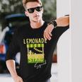 Lemonade Stand Squad Lemon Juice Drink Lover Long Sleeve T-Shirt Gifts for Him