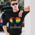 Lgbt Free Mom Hugs Pride Month Long Sleeve T-Shirt Gifts for Him