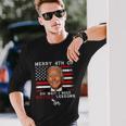 Merry 4Th Of July Biden Bike Bicycle Falls Off Anti Biden V5 Long Sleeve T-Shirt Gifts for Him