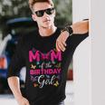 Mom Of The Birthday Girl Butterfly Mama Mommy 1St Bday Long Sleeve T-Shirt Gifts for Him