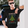 Oh Chemist Tree Chemistry Tree Christmas Science Long Sleeve T-Shirt Gifts for Him