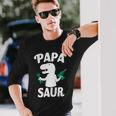 Papa Saur Fix Things Long Sleeve T-Shirt Gifts for Him