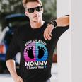 Pregnancy Announcet Mom 2021 Pink Or Blue Mommy Loves You Cool Long Sleeve T-Shirt Gifts for Him