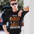 Proud Dad Of A 2022 Senior Tiger Print Long Sleeve T-Shirt Gifts for Him
